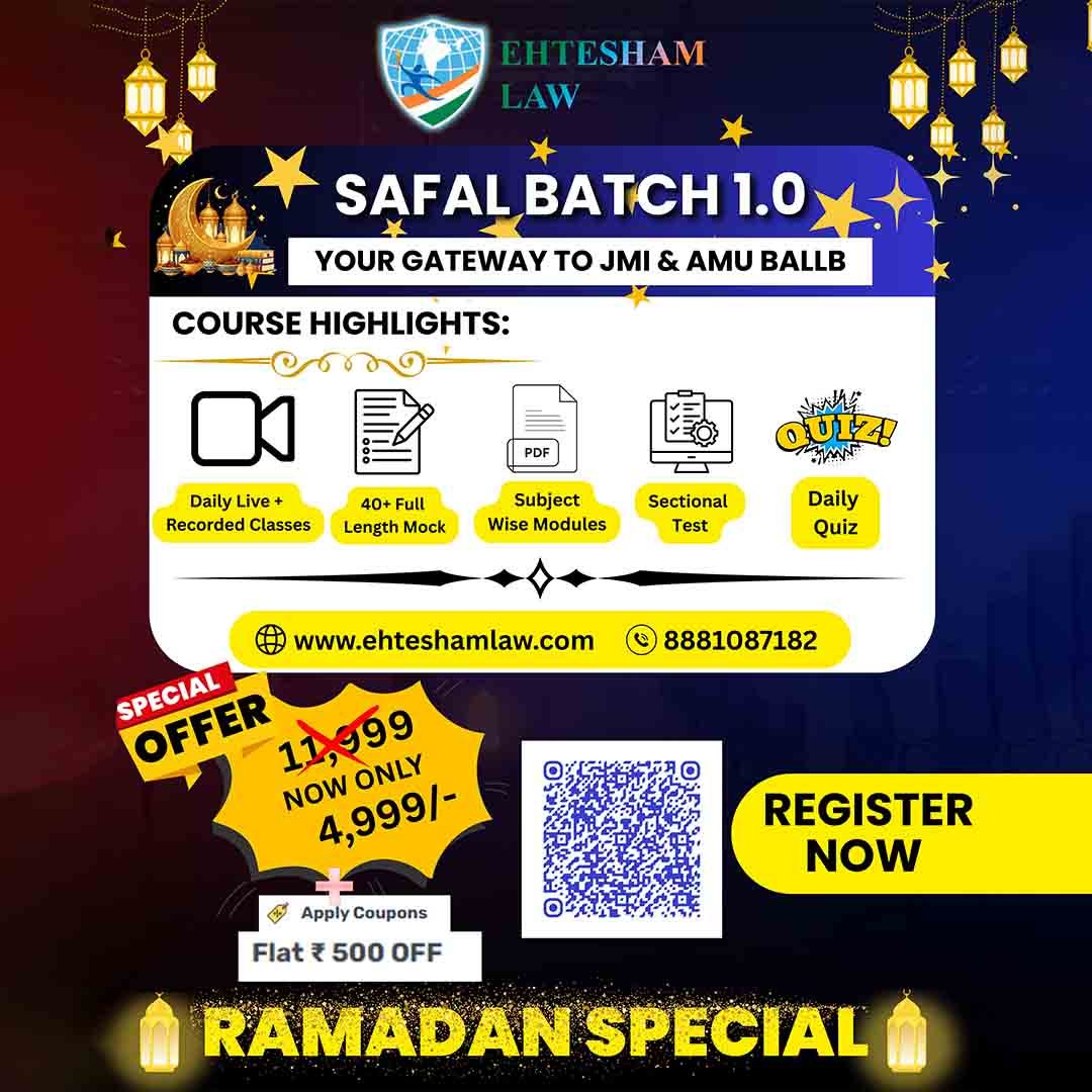 EHTESHAM LAW BA.LL.B Ramadan Offer